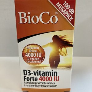 Bioco D3-vitamin Forte 4000 IU étrendkiegészítő - 100 db