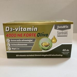 JutaVit D3-vitamin 4000 NE Oliva Forte lágykapszula