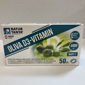Natur Tanya Oliva D3-vitamin 4000NE lágyzselatin kapszula – 50 db