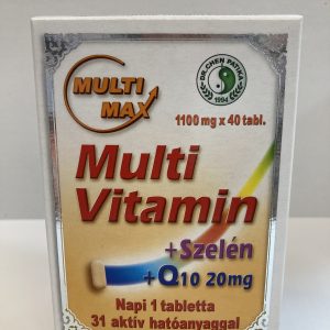 DR CHEN PATIKA Multi-max vitamin +Q10+ szelén tabletta, 40 db