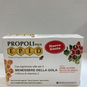 Natur Tanya S. EPID Propoliszos Szopogatós Tabletta Alpesi Növénnyel, Cinkkel, C-Vitaminnal (20 db)