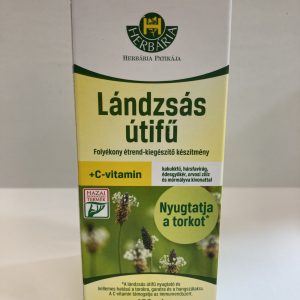 Herbária Lándzsás útifű + C-vitamin szirup – 150ml
