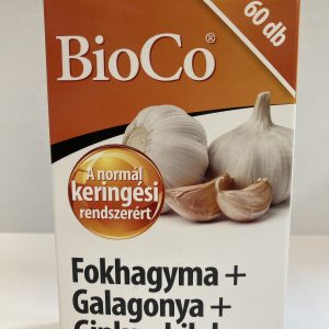 BioCo Fokhagyma + Galagonya + Ginkgo biloba 60 db