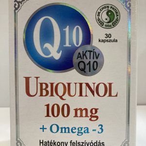 Q10 Ubiquinol 100mg omega-3 kapszula, 24 db
