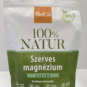 BioCo 100% NATUR Szerves Magnézium-Citrát por – 200g