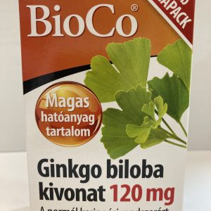 BioCo Ginkgo Biloba kivonat 120mg tabletta – 90db