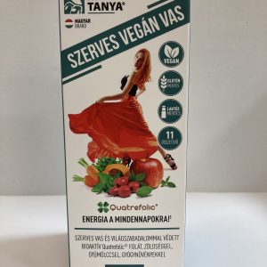 Natur Tanya® Szerves Vegán Vas Szirup 170 ml