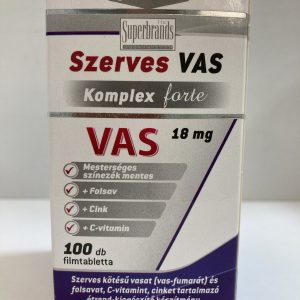 JutaVit Szerves Vas Komplex Forte 18 mg (100 Tabletta)