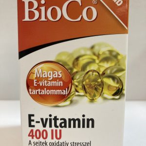 BioCo E-vitamin 400 IU lágyzselatin kapszula – 60db