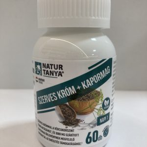Natur Tanya Szerves Króm + Kapormag tabletta – 60 db
