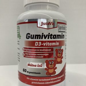 JutaVit D3-vitamin gumivitamin málna ízű