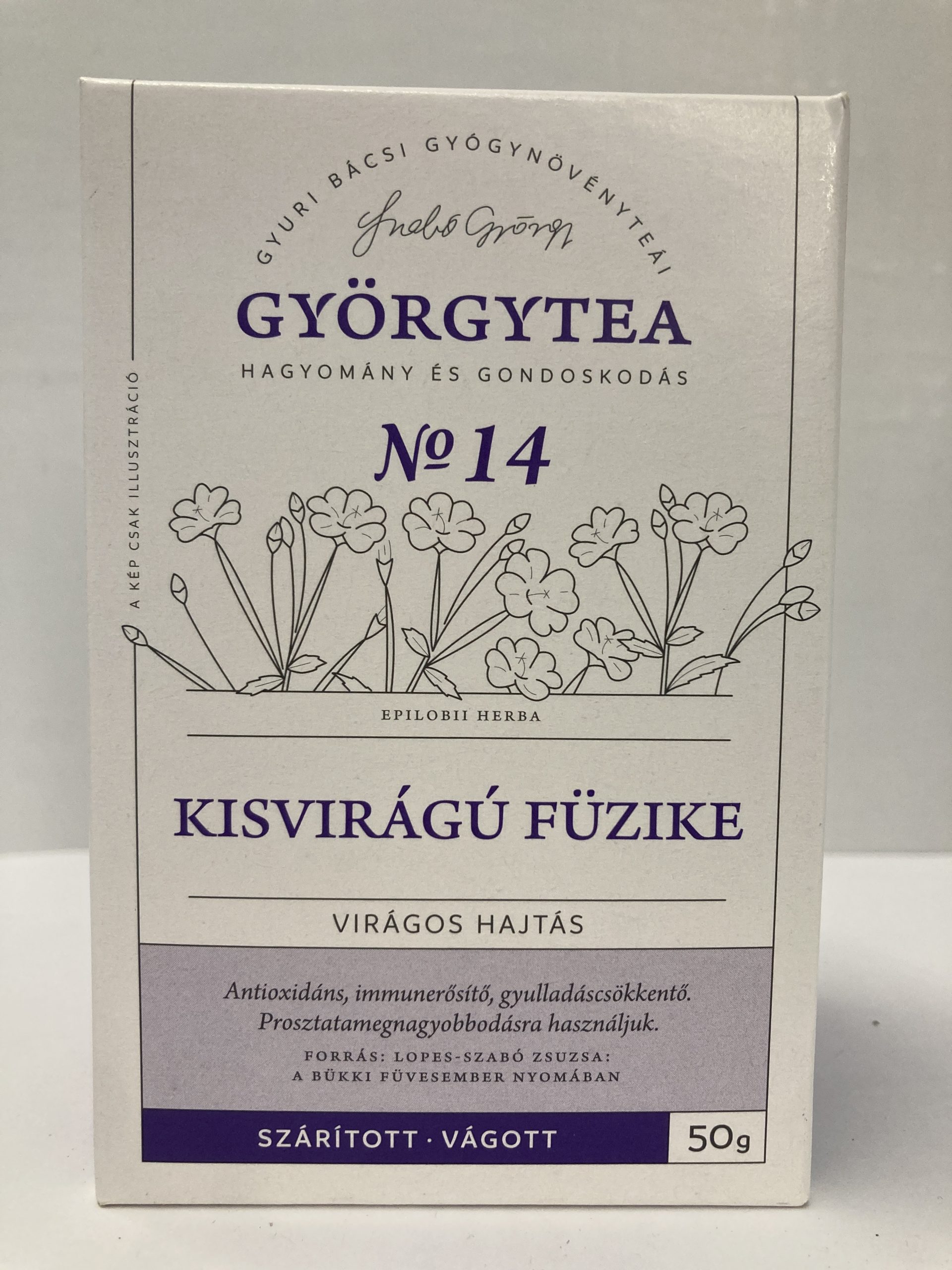 Györgytea Kisvirágú füzikés teakeverék (Férfiak teája) - 50 g