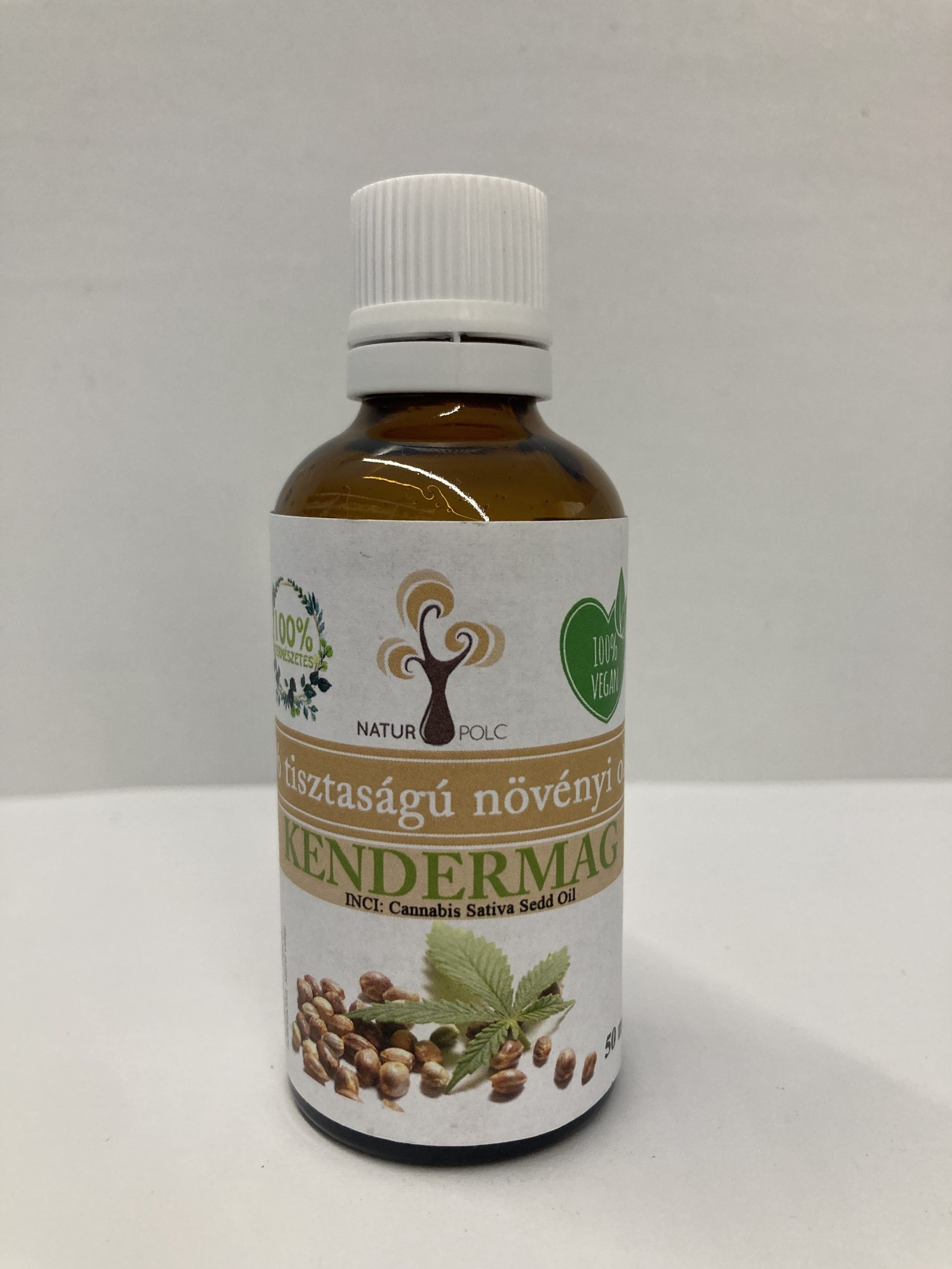 Naturpolc bio kendermagolaj - 50 ml