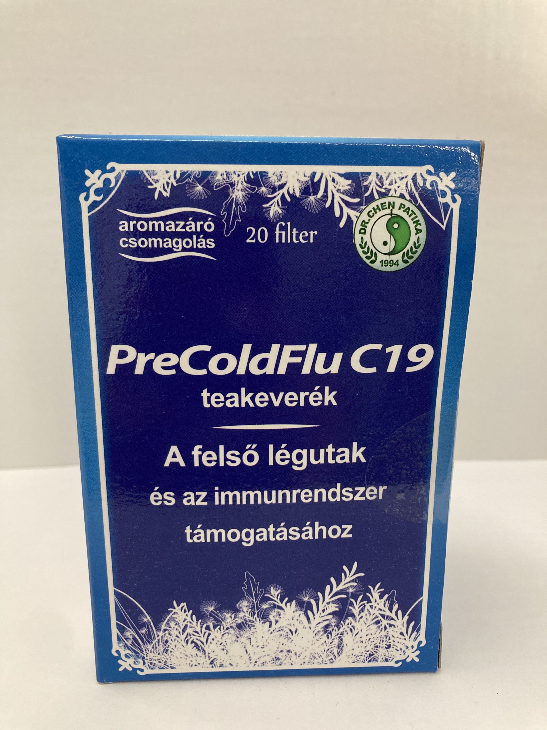 Dr. Chen Pre-Cold-Flu C19 tea - a felső légutak támogatója