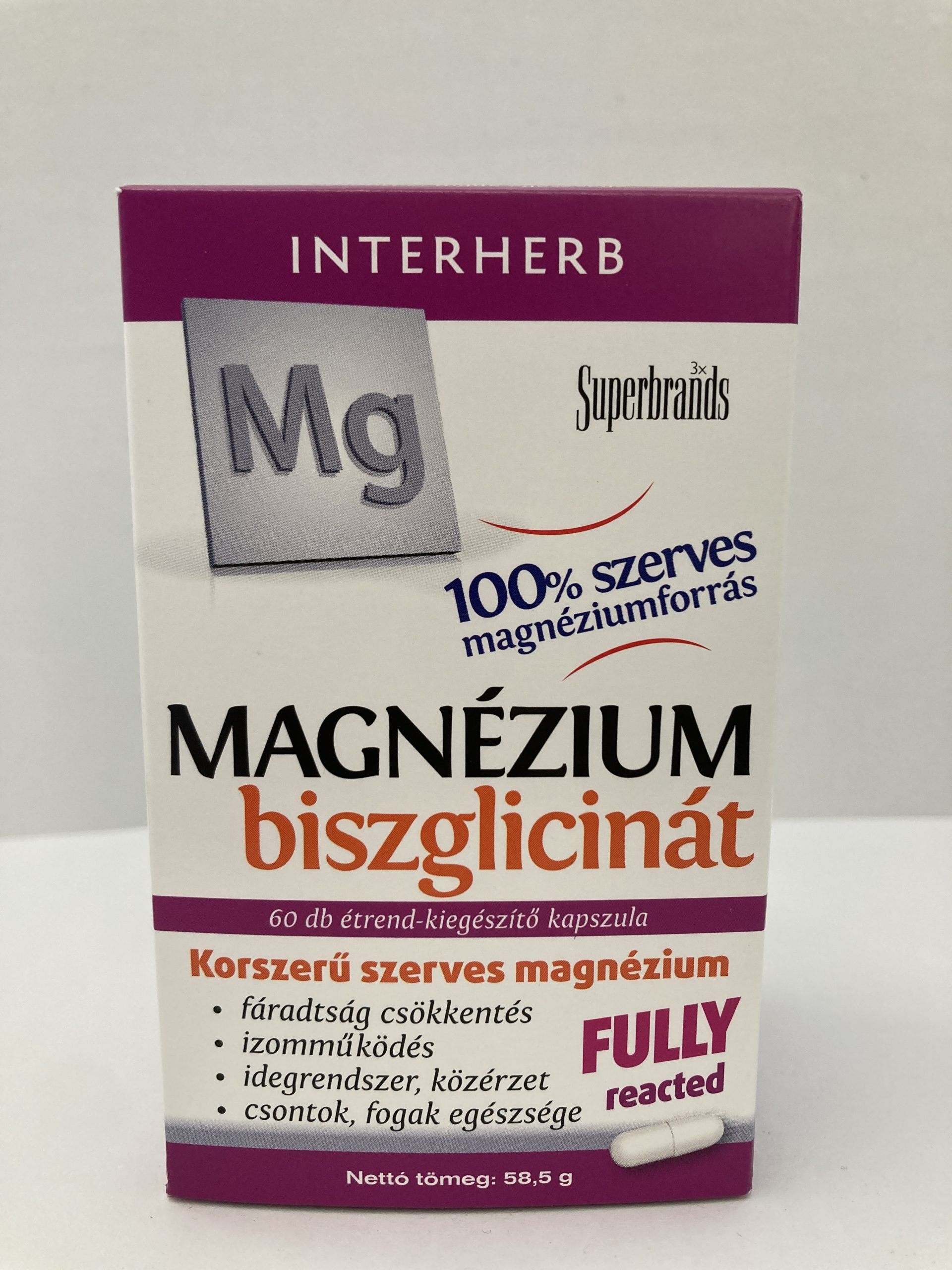 Interherb Magnézium-biszglicinát kapszula 60db
