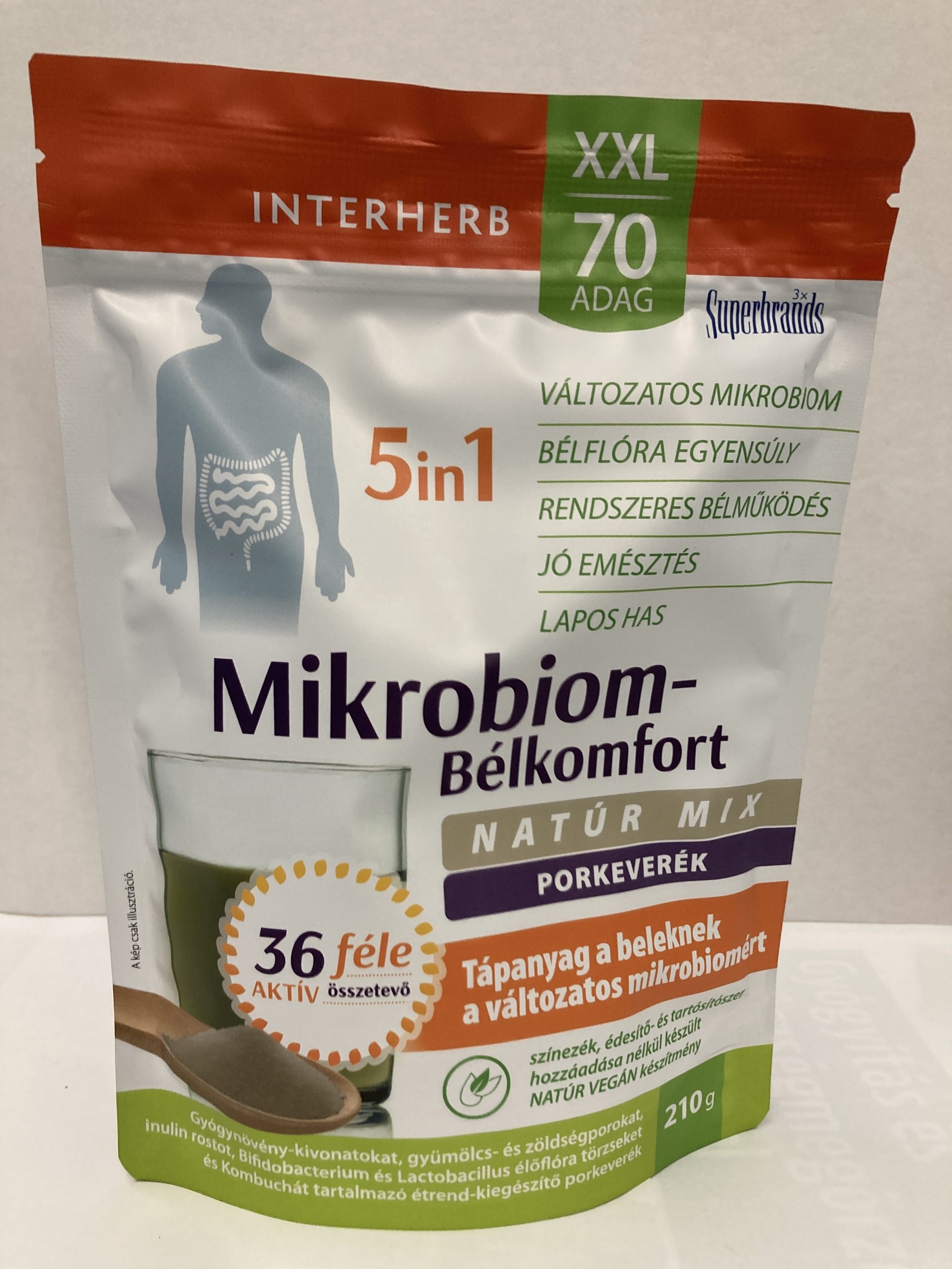 Interherb XXL Mikrobiom-Bélkomfort por natúr mix 210g