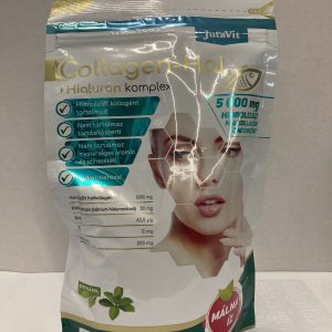 JutaVit Collagen-hal + hialuron komplex málna ízben, 200 g