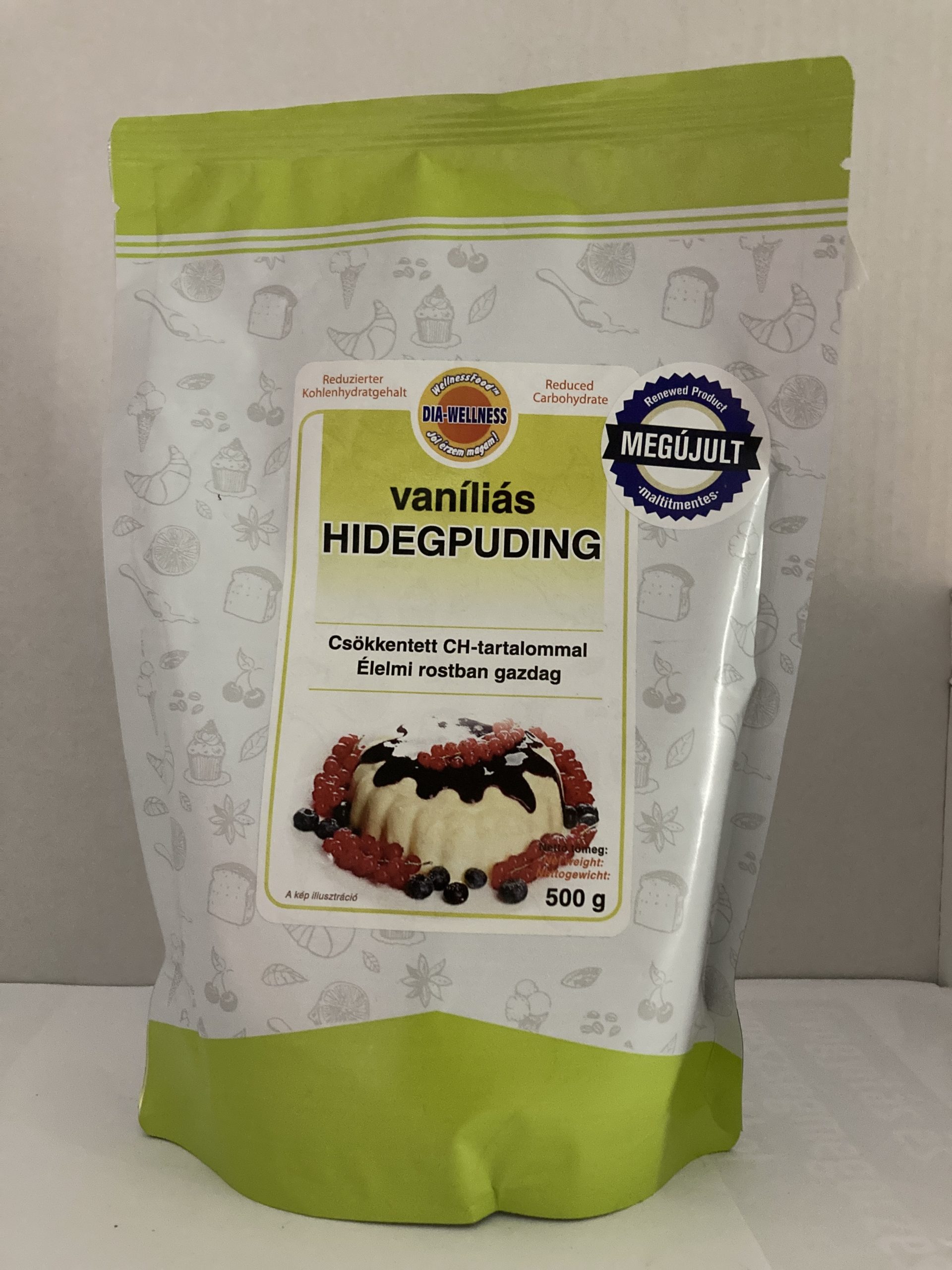 Dia-Wellness hidegpuding (vanília) 500g