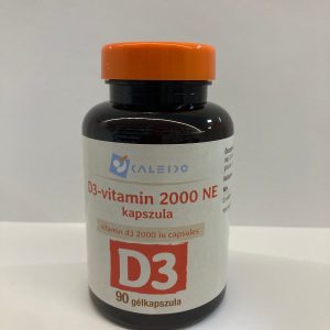 CALEIDO D3-VITAMIN 2000NE GÉLKAPSZULA 90DB